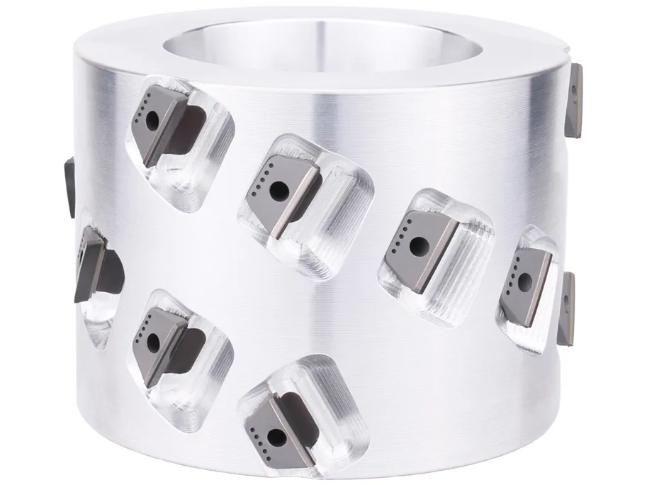 DP Fügefräser "Konstantin® PRO", D=100mm, SB=64.6mm, N=80.8mm, BO=30mm, Z2x6, as, R, Hebrock