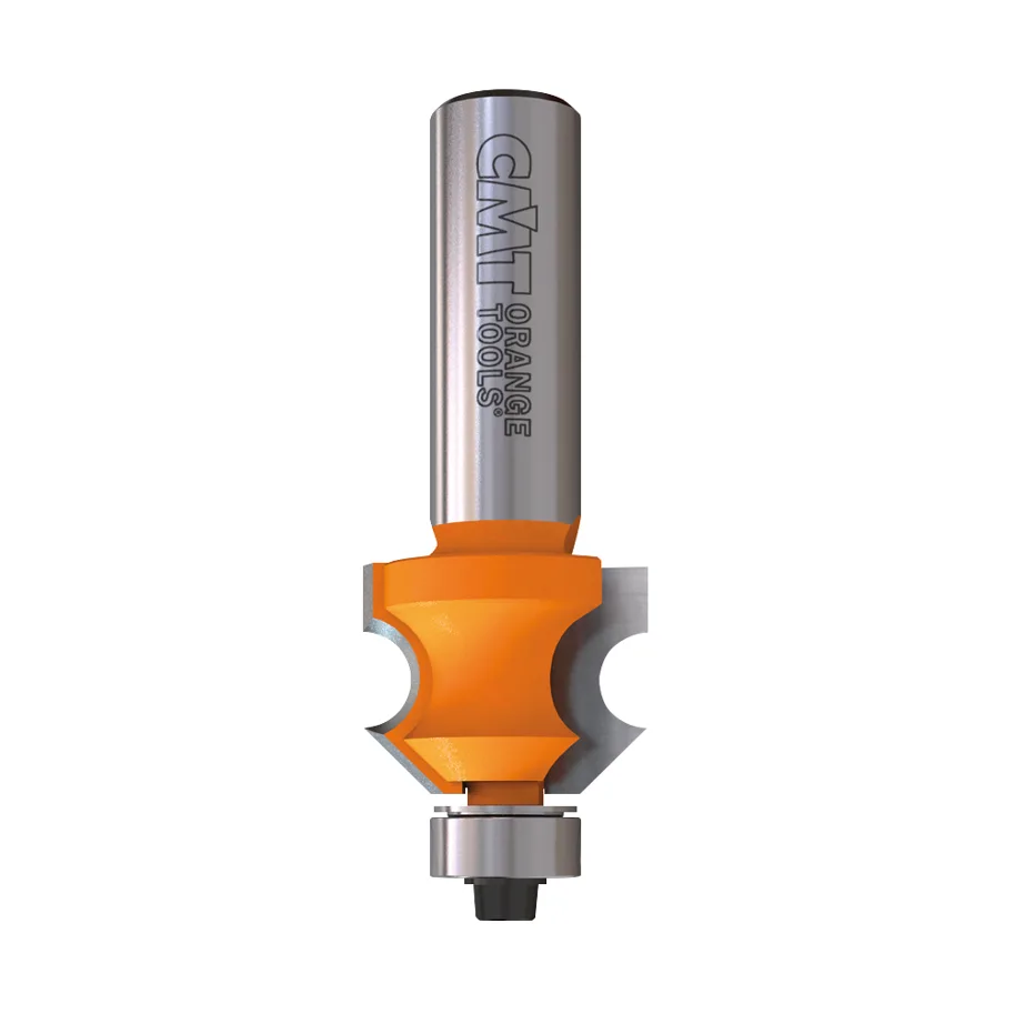 HW Fräser f. Holzverkleidungen, D=23.8mm, R=4mm, NL=19.05mm, GL=67.7mm, A=45°, S=12mm