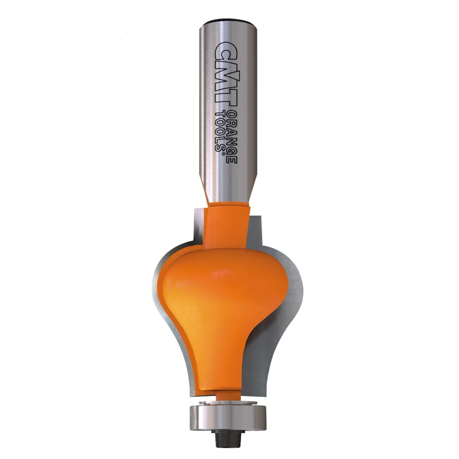 HW Handlauffräser, D=31.7mm, NL=38.1mm, GL=87mm, Profil C, S=12.7mm