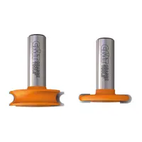 Auskehl- und Abrundfräserset, D=38.1mm, R=3.2mm, GL=48mm, S=12.7mm