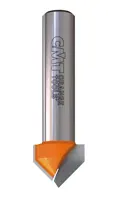HW V-Nutfräser 90°, Z2, D=16mm, NL=12.7mm, GL=63.5mm, S=12.7mm, R