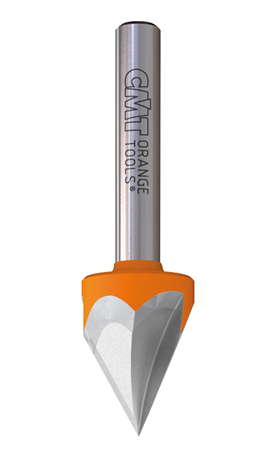 HW Laserpunktfräser 60°, Z3, D=12.7mm, NL=11mm, GL=57.2mm, S=6.35mm, R
