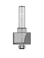 HW Falzfräser Z2, mit Kugellager, D=31mm, D1=12mm, NL=16mm, GL=64mm, S=6mm, R