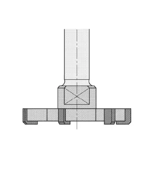 HW Planfräser Z6, D=52mm, NL=7.5mm, GL=62mm, S=12mm, R