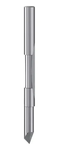 VHM Doppel Kopier-Bündigfräser Z1+1, D=6mm, NL=18+18mm, GL=70mm, S=6mm, R