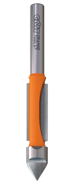 HW Kopier-Bündigfräser Z2, D=12.0mm, NL=31.7mm, GL=102mm, S=12mm, R