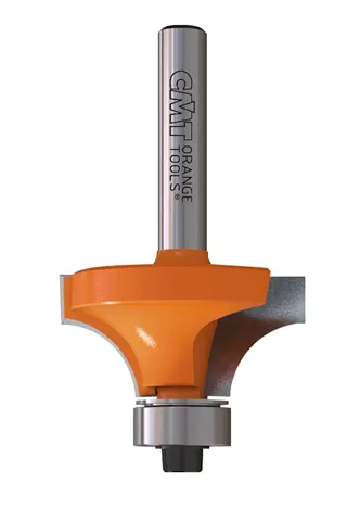 HW Abrundfräser R12.7 mit Kugellager, D=38.1mm, NL=19mm, S=8mm, R