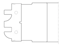 WPL Möbeltür-Konterkombifräser, D=145mm, ND=125mm, HD=24.5mm, B=30mm, Z2, R