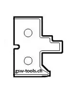 HW Profilmesser - Nr.1 R2 (Option) zu WPL Fräsersatz für Möbeltüren (C217), 30x25x2mm