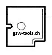 HW Profilmesser - Nr.2 unten zu WPL Fräsersatz für Möbeltüren (C217), 30x20x2mm