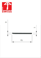 HS Ersatzspitzen HWS für D10-20mm, D=2.5mm, GL=40mm