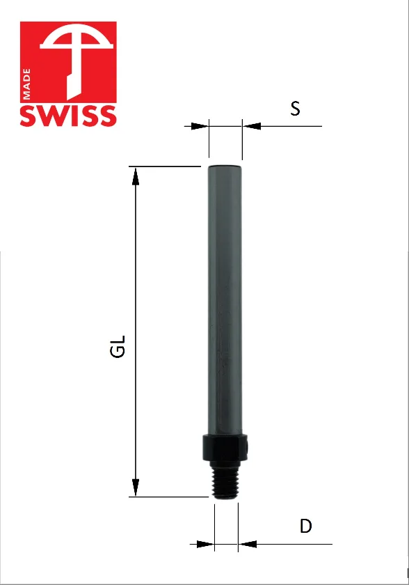WAVE Bohrerschaft HWS für D21-40mm, GL=95mm, S=10mm