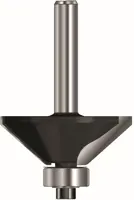 HW Fasefräser 45°, Z2, mit Kugellager, D=28.6mm, NL=9mm, SL=32mm, S=8mm, R