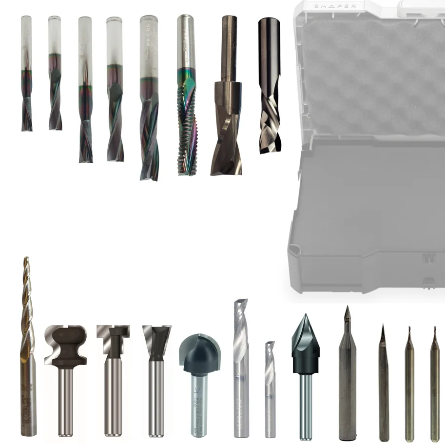 Fräser-Set Shaper Origin / Starter-PRO 20-teilig