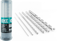 HS Holzspiralbohrer Satz ENT, 6-tlg. 2-8mm, l.A.