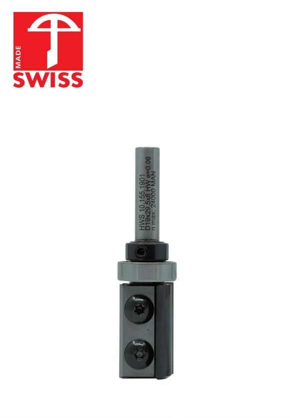 WPL Bündig- und Falzfräser Z2, D=19mm, NL=29.5mm, GL=73mm, S=8mm