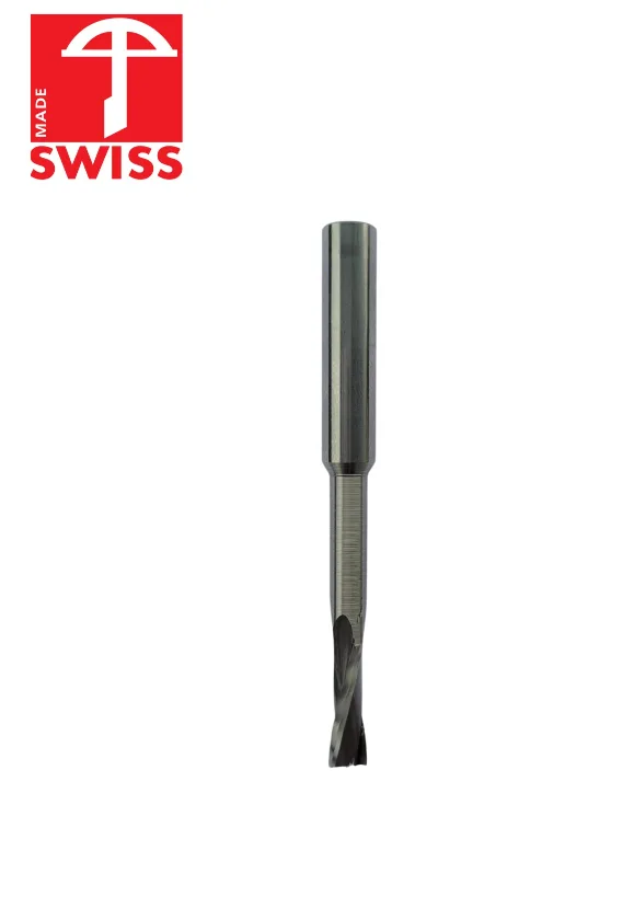 VHM Schlichtfräser Z2 S-Line, D=6mm, NL=46mm, L1=20mm, GL=80mm, S=8mm, RL, pos.