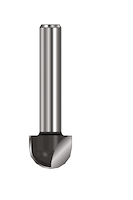 HW Hohlkehlfräser R3 Z2, D=6mm, NL=6mm, GL=40mm, S=8mm, R