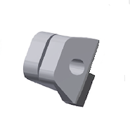 DP Wechselmesser - "Konstantin® PRO", 7.25x8.6mm, (halb), Typ 2, für D100-200