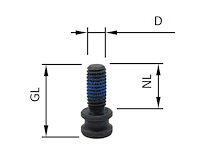 Einstellschraube, M5x11.5x17, Typ WEEKE